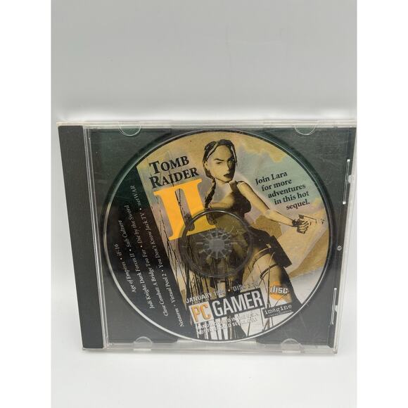PC Gamer Demo Disc January 1998 - Tomb Raider & Age Empires - Picture 1 of 5